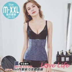 【M889】360丹纖體縮腹雙層彈性腰夾 M-XXL 24-33吋腰適用